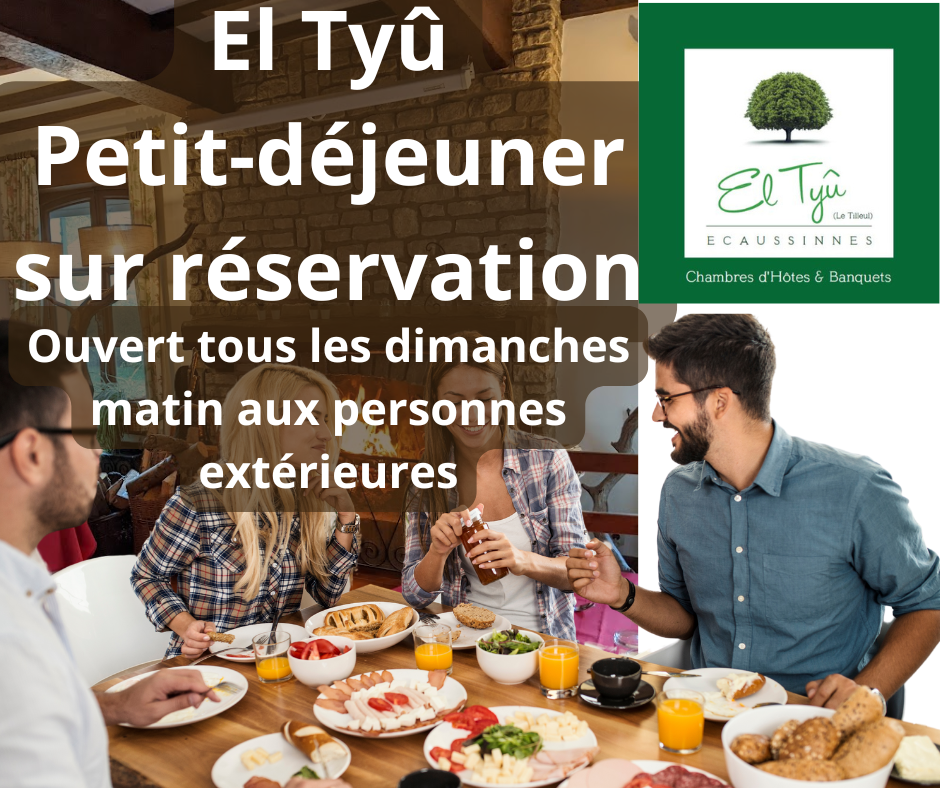 El Tyû petit-déjeuner tous les dimanches matin ouvert aux personnes extérieures