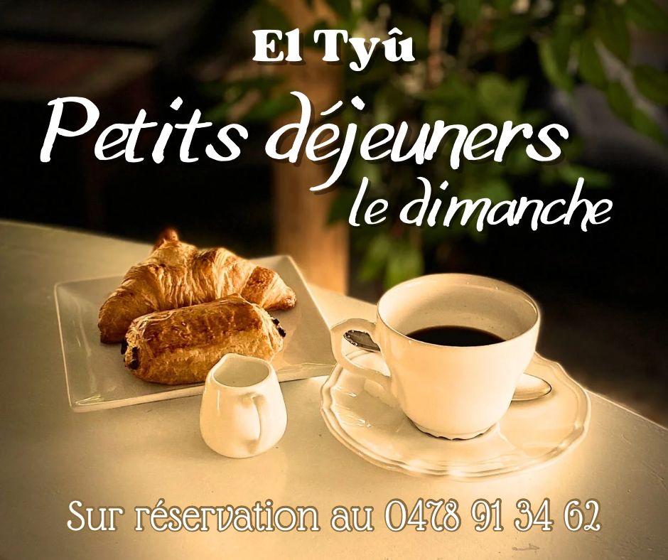 Petits-déjeuners à El Tyû tous les dimanches ouverts aux personnes extérieures